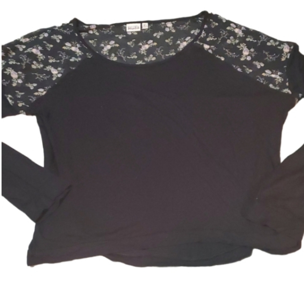 Sheer shoulder top vintage mudd xl